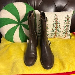 Michael Kors leather above ankle boots